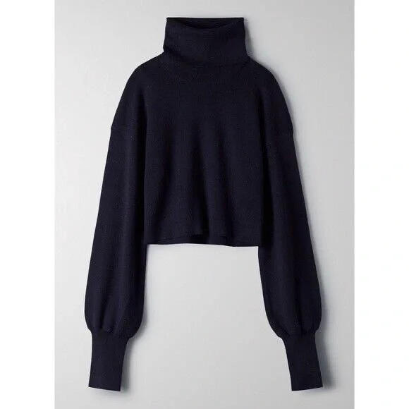 Wilfred Rebecca Sweater Merino Wool in Navy - Picture 8 of 8